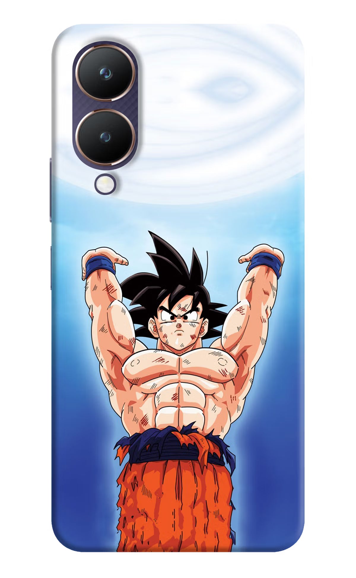 Goku Power Vivo Y28 5G Hard Case Back Cover by Casekaro