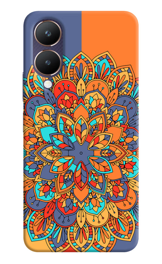 Color Mandala Vivo Y28 5G Hard Case Back Cover by Casekaro