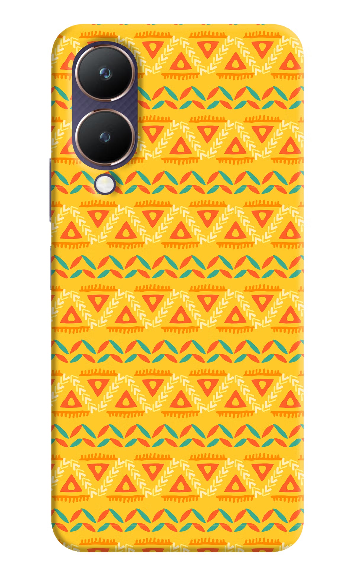 Tribal Pattern Vivo Y28 5G Hard Case Back Cover by Casekaro