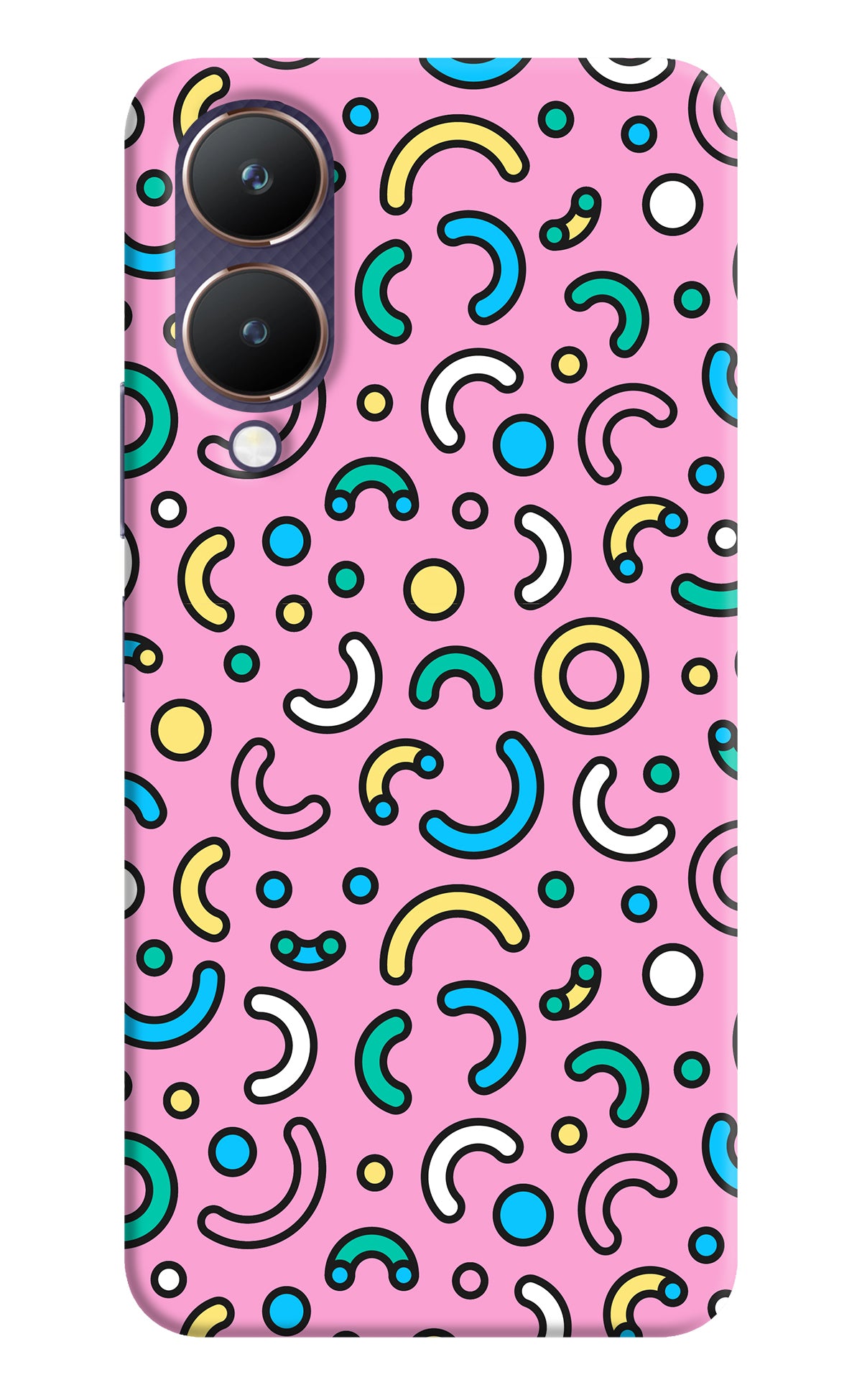 Memphis Design Vivo Y28 5G Back Cover