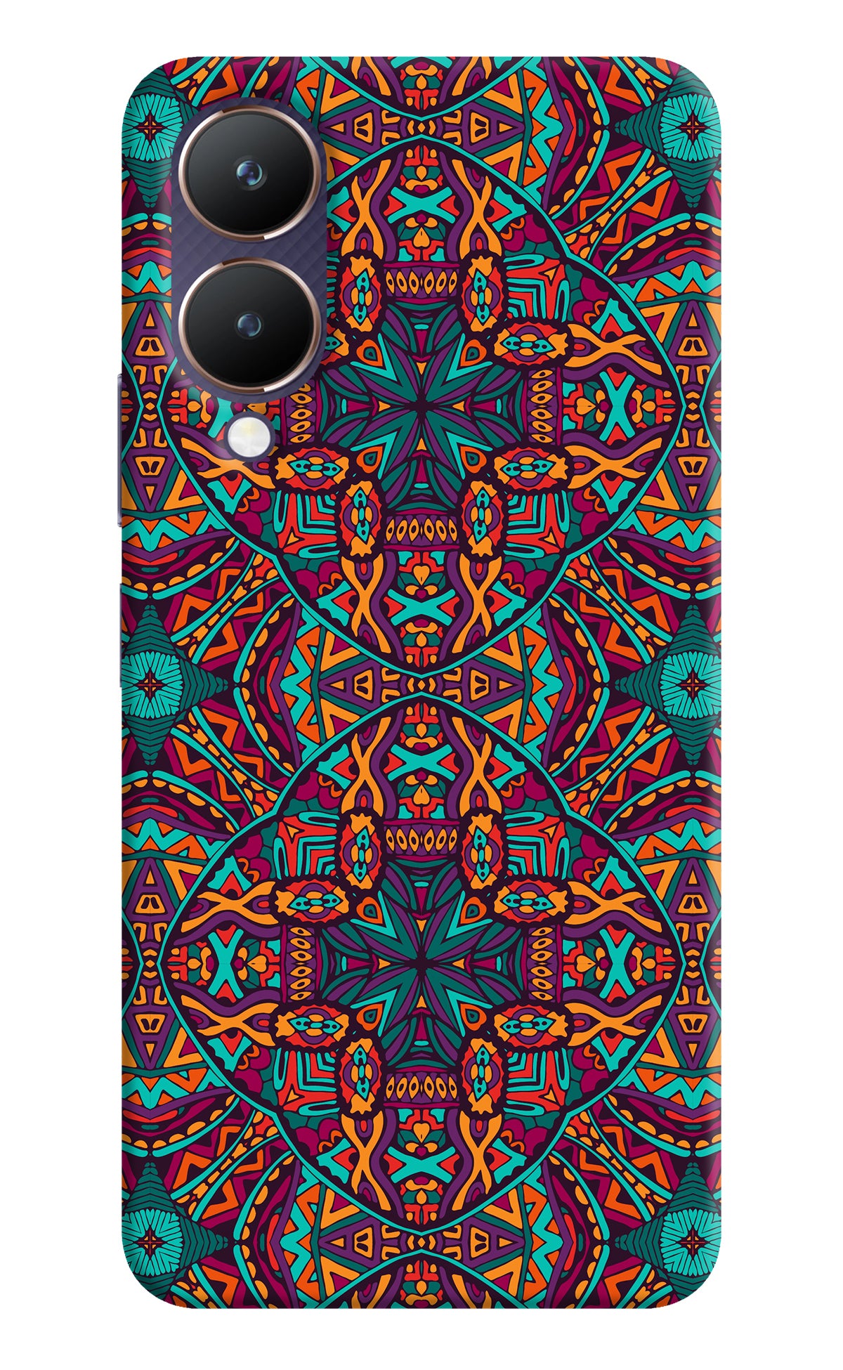 Colour Mandala Vivo Y28 5G Back Cover