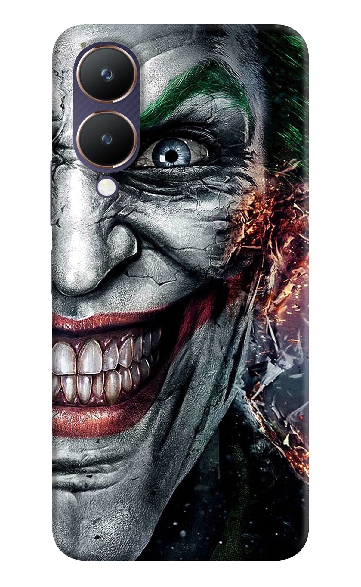 Joker Cam Vivo Y28 5G Hard Case Back Cover by Casekaro