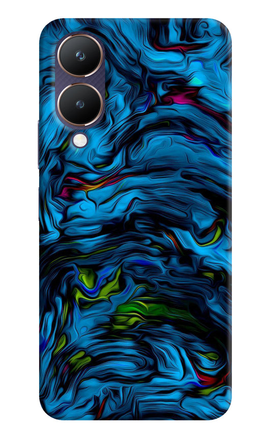 Dark Blue Abstract Vivo Y28 5G Back Cover