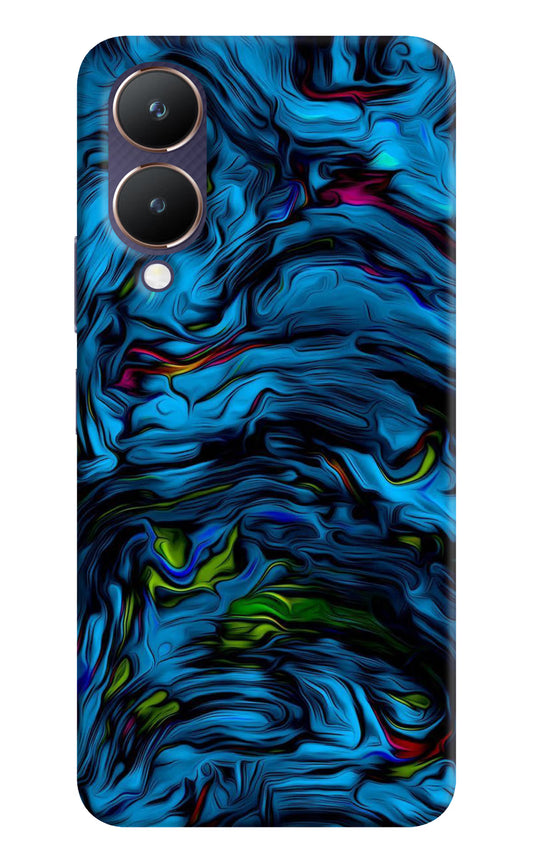 Dark Blue Abstract Vivo Y28 5G Hard Case Back Cover by Casekaro