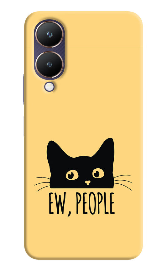 Ew People Catitude Vivo Y28 5G Hard Case Back Cover by Casekaro