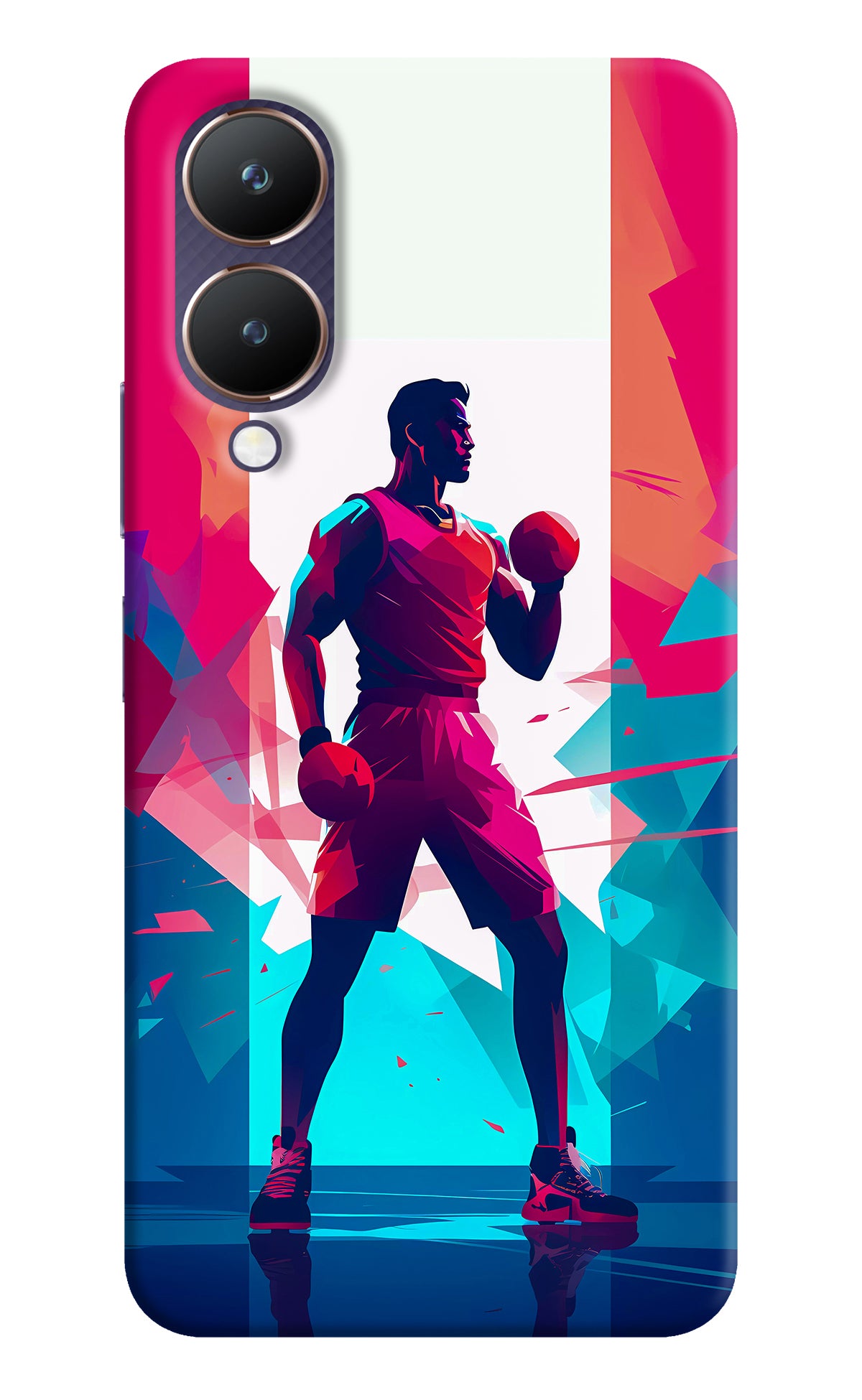 Champion Fighter (AI Generated) Vivo Y28 5G Back Cover