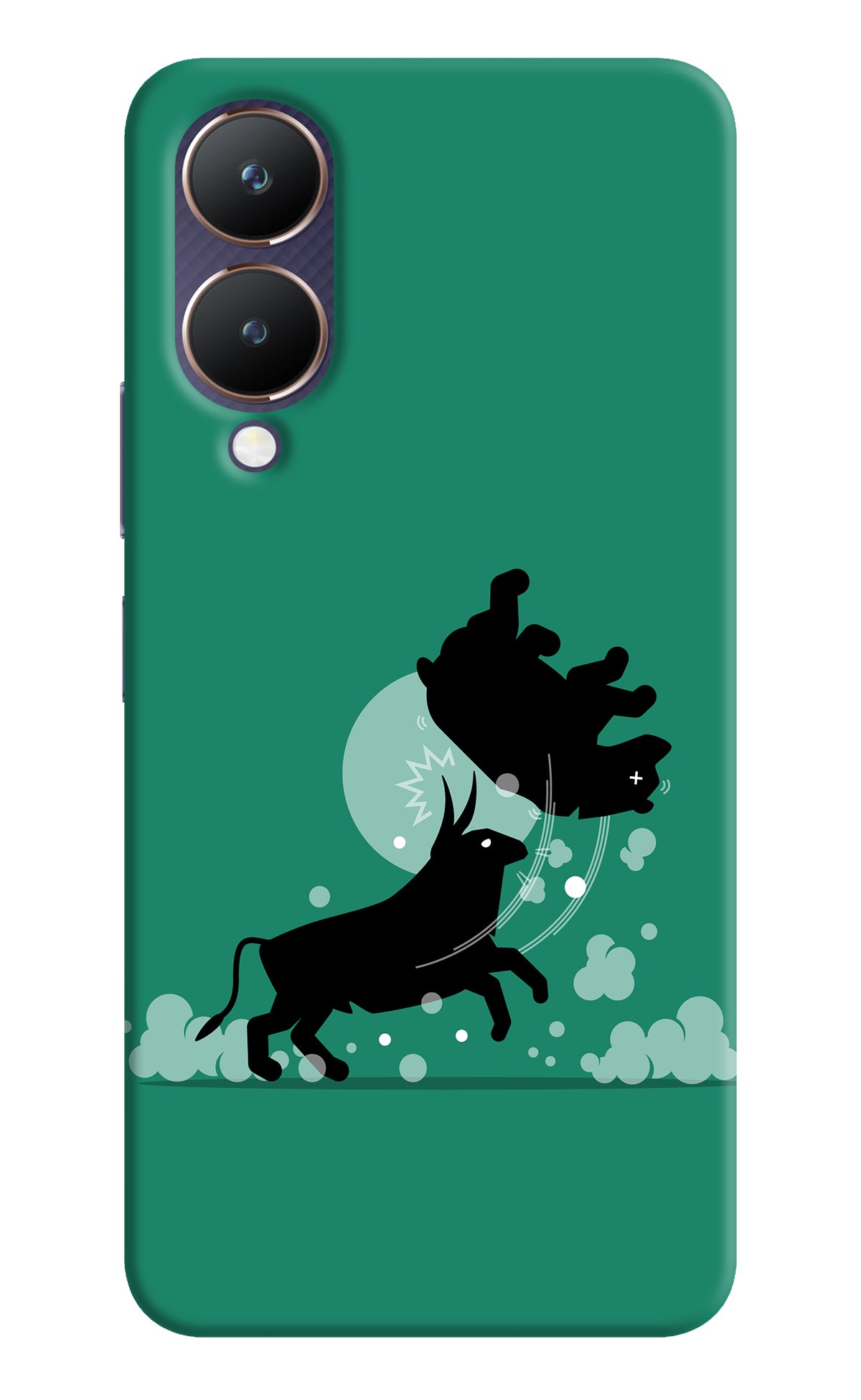 Bull Conqueror Vivo Y28 5G Back Cover