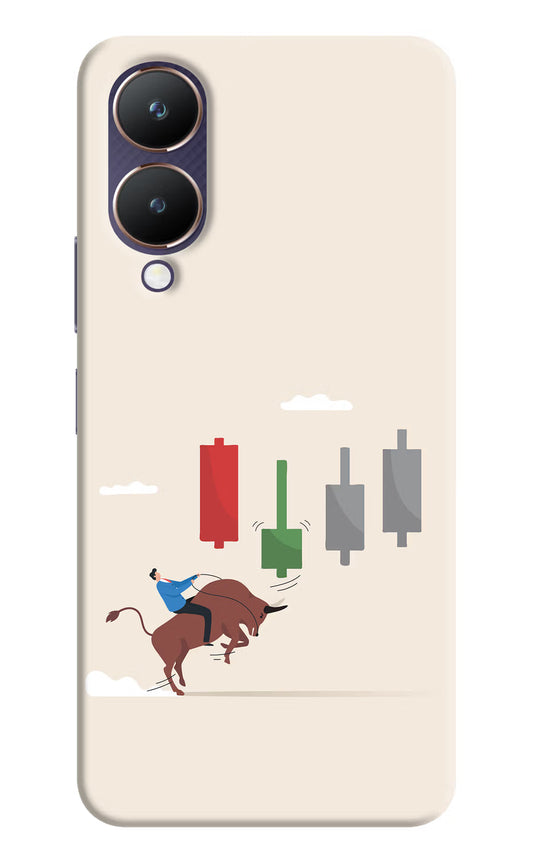Bull Trading Momentum Vivo Y28 5G Hard Case Back Cover by Casekaro