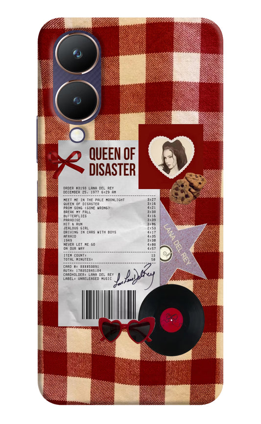 Queen of Disaster Vivo Y28 5G Hard Case Back Cover by Casekaro