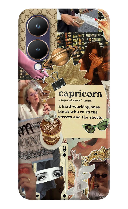 Capricorn Zodiac Vivo Y28 5G Hard Case Back Cover by Casekaro