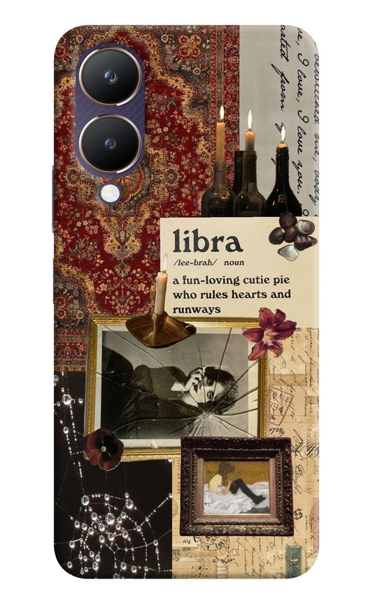 Libra Zodiac Vivo Y28 5G Hard Case Back Cover by Casekaro