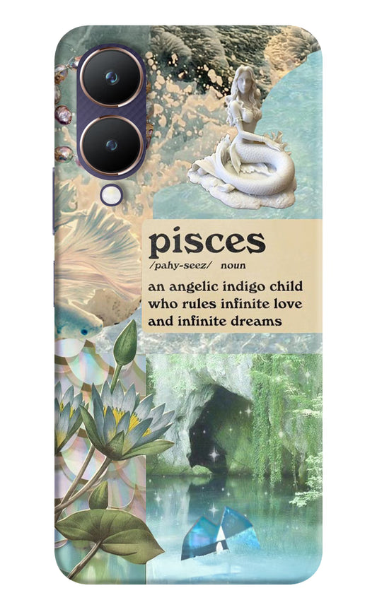 Pisces Zodiac Vivo Y28 5G Hard Case Back Cover by Casekaro