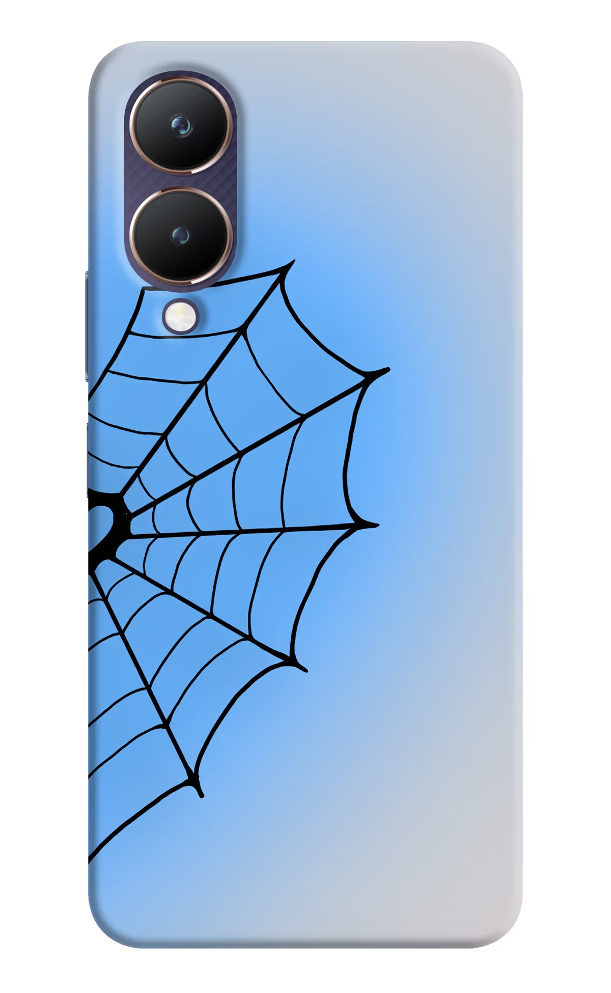 Blue Web Vivo Y28 5G Back Cover