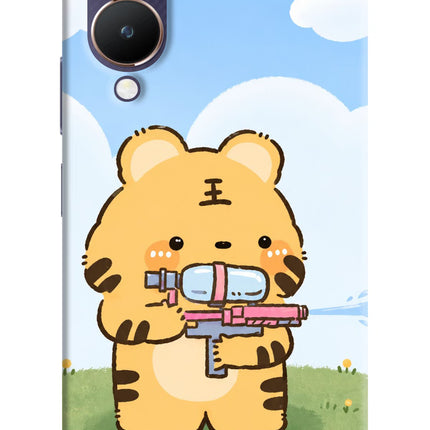 Tiger Treat Vivo Y28 5G Hard Case Back Cover by Casekaro
