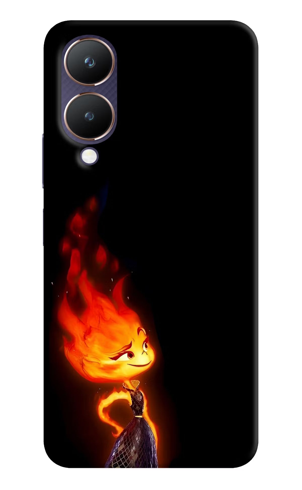 Ember Flame Vivo Y28 5G Back Cover