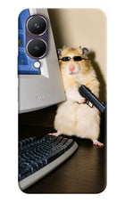Hacker Hamster Vivo Y28 5G Hard Case Back Cover by Casekaro