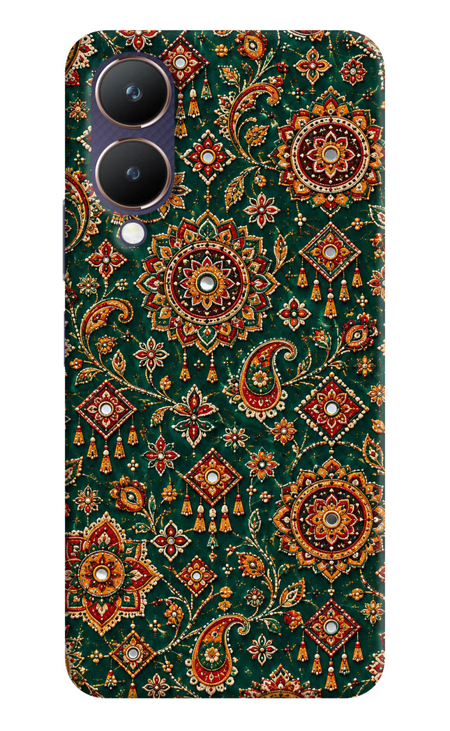 Green Pataka Vivo Y28 5G Hard Case Back Cover by Casekaro
