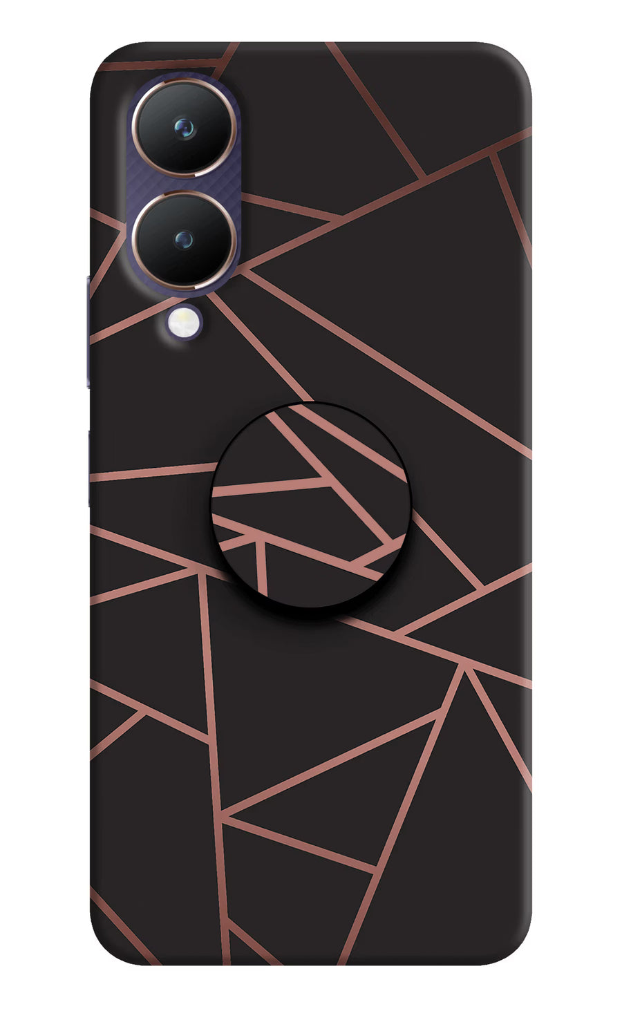 Geometric Pattern Vivo Y28 5G Pop Case, Hard case
