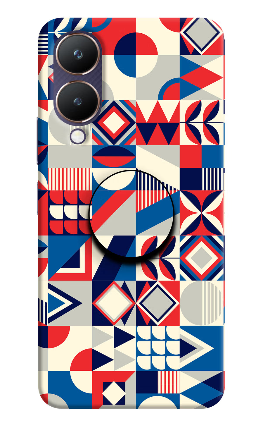 Colorful Pattern Vivo Y28 5G Pop Case, Hard case