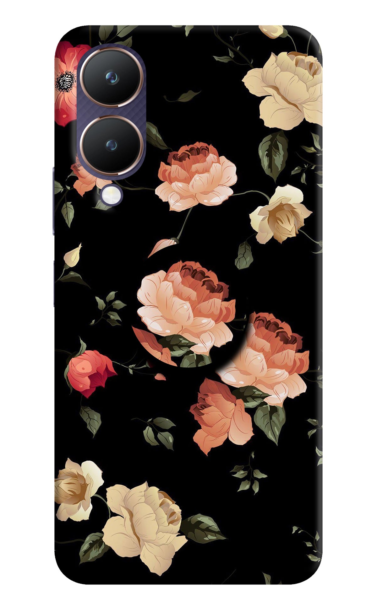 Flowers Vivo Y28 5G Pop Case