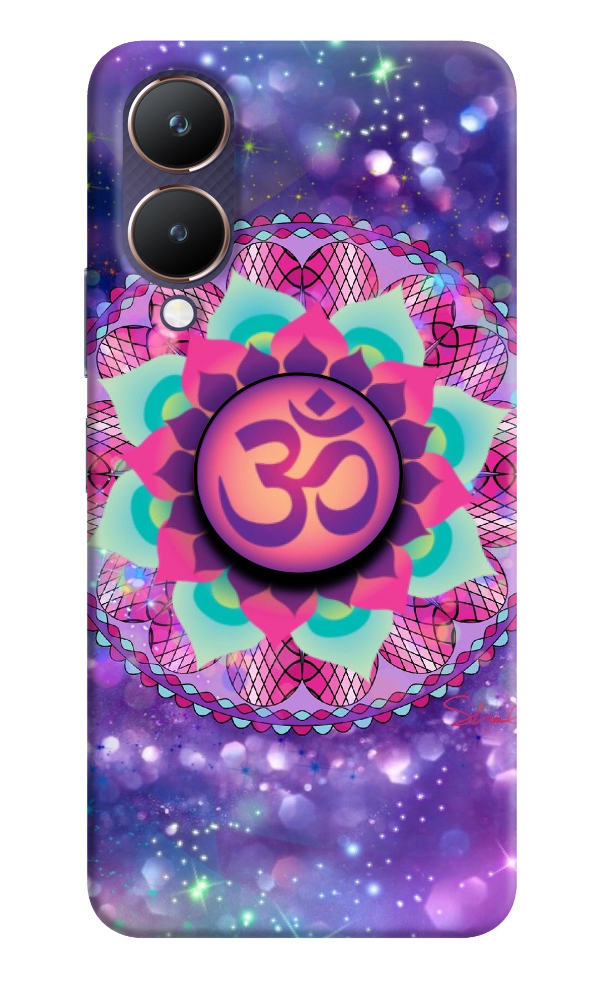 Om Purple Vivo Y28 5G Pop Case