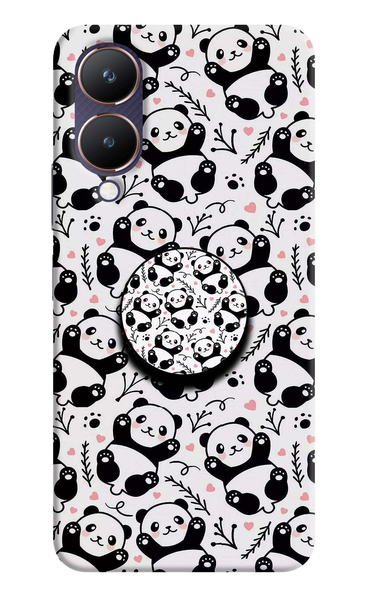 Cute Panda Vivo Y28 5G Pop Case