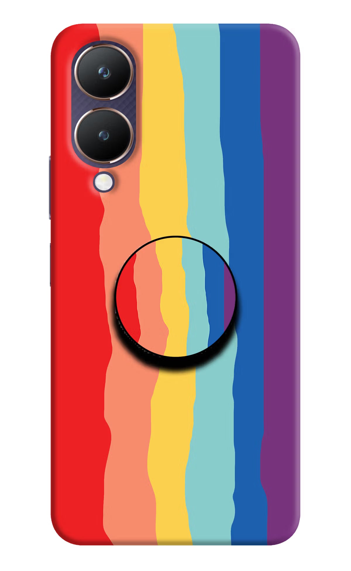 Rainbow Vivo Y28 5G Pop Case by Casekaro