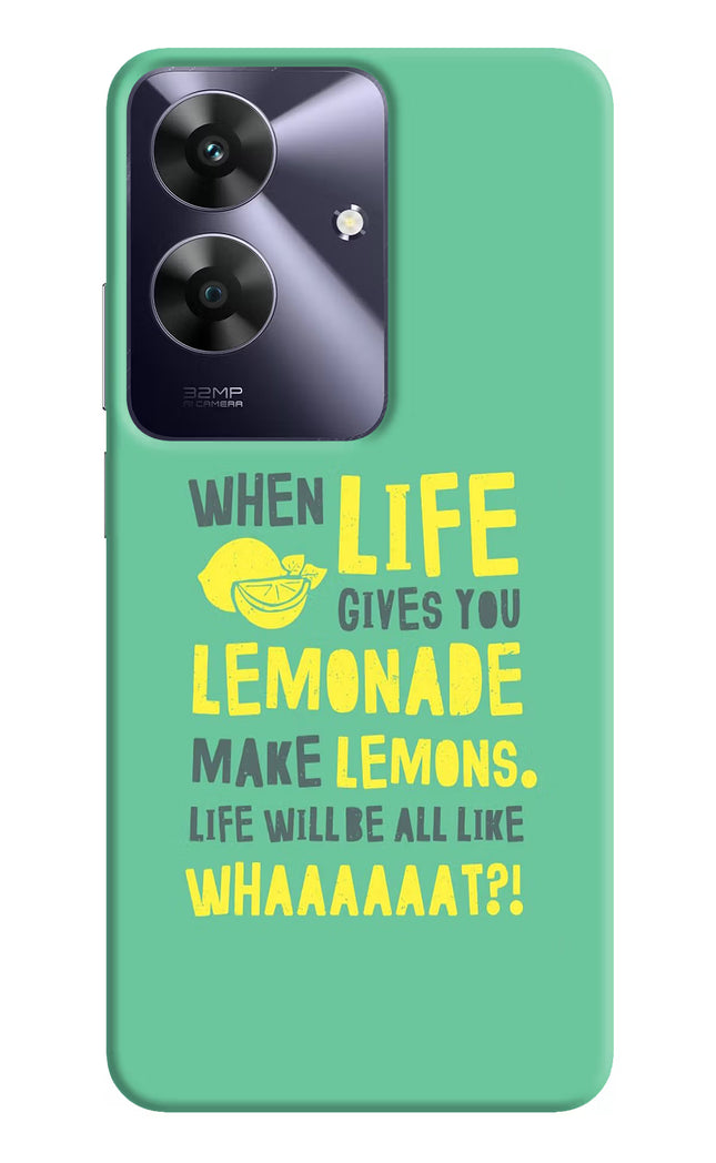 Quote Realme C61 Hard Case Back Cover by Casekaro