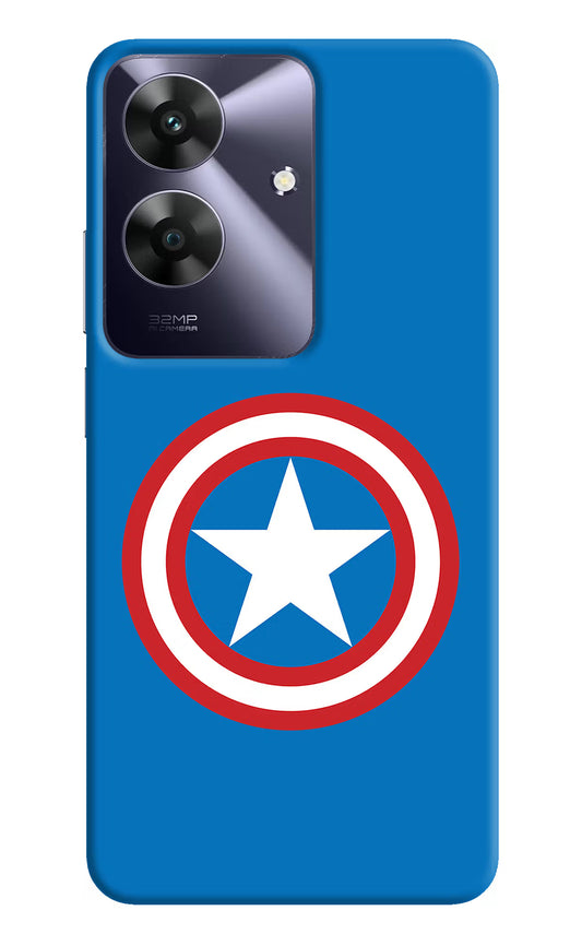 Captain America Logo Realme C61 Hard Case Back Cover by Casekaro