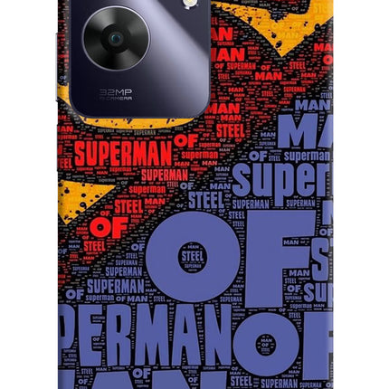 Superman Realme C61 Hard Case Back Cover by Casekaro