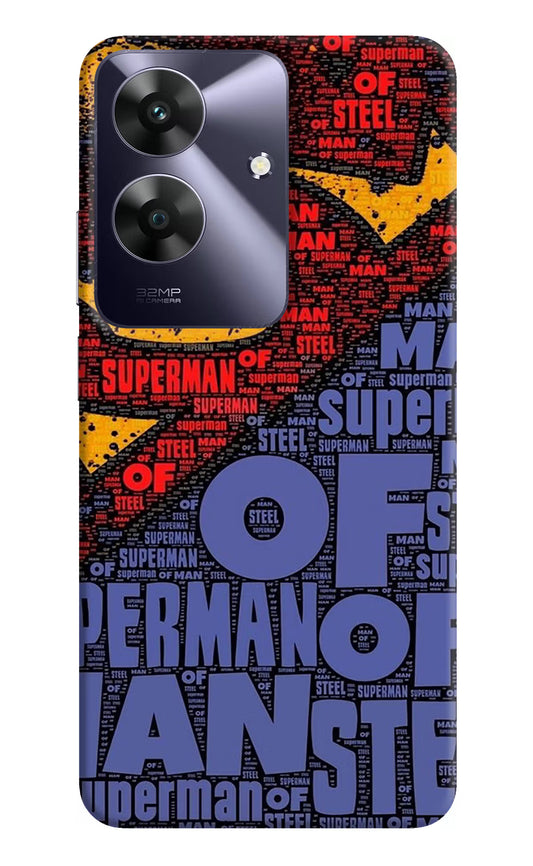 Superman Realme C61 Hard Case Back Cover by Casekaro
