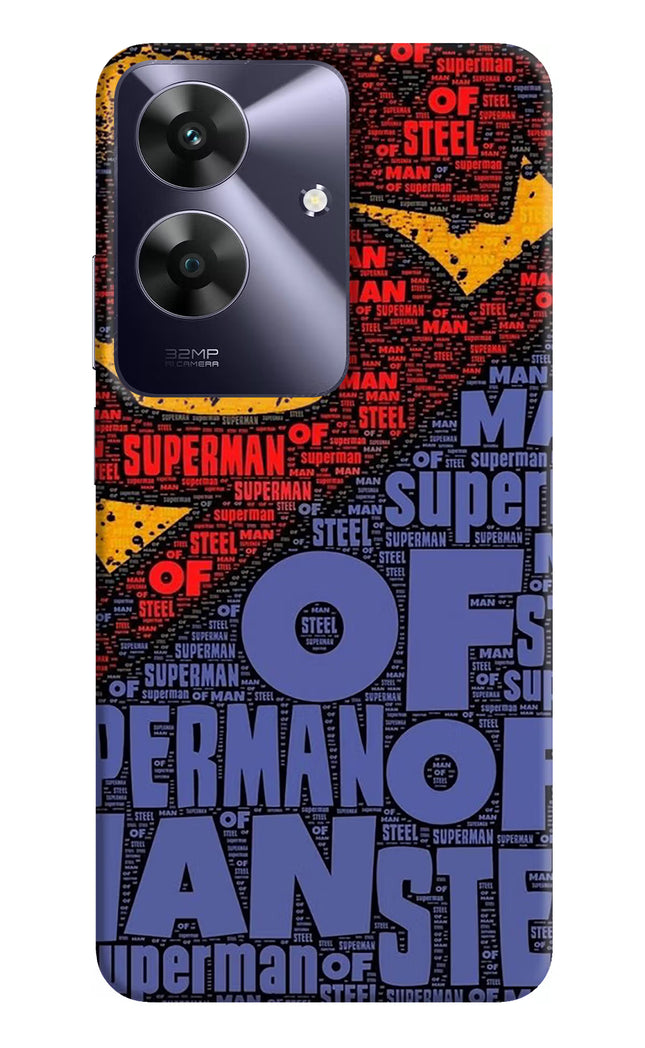 Superman Realme C61 Hard Case Back Cover by Casekaro