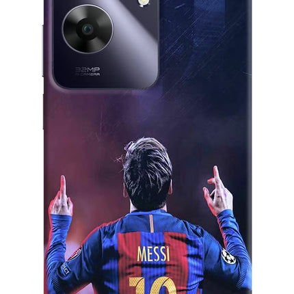 Messi Realme C61 Hard Case Back Cover by Casekaro