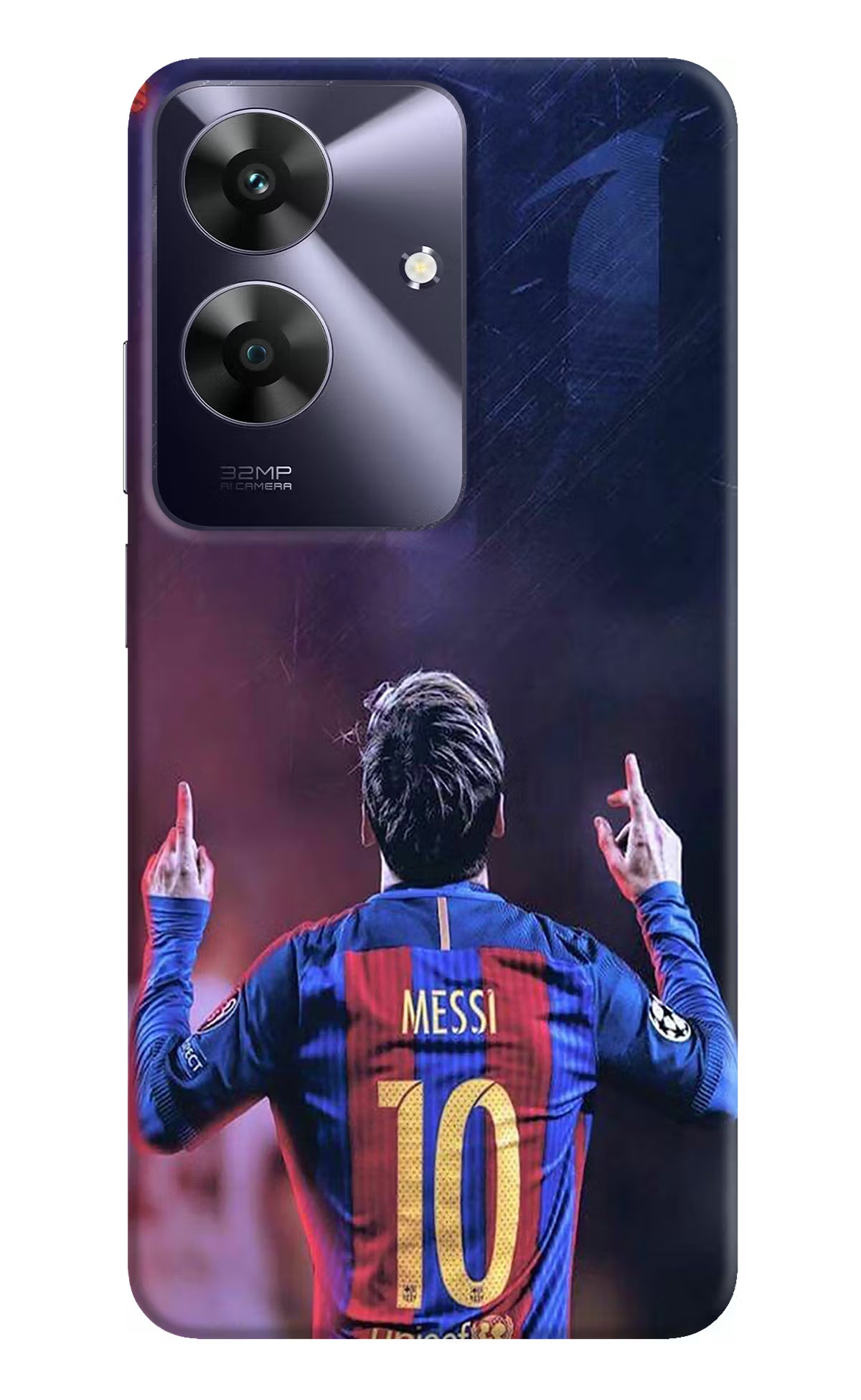 Messi Realme C61 Hard Case Back Cover by Casekaro
