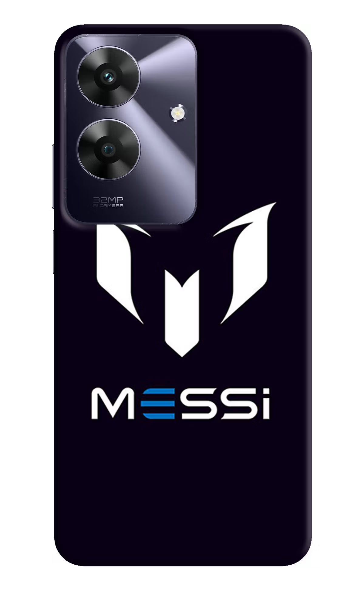 Messi Logo Realme C61 Hard Case Back Cover by Casekaro