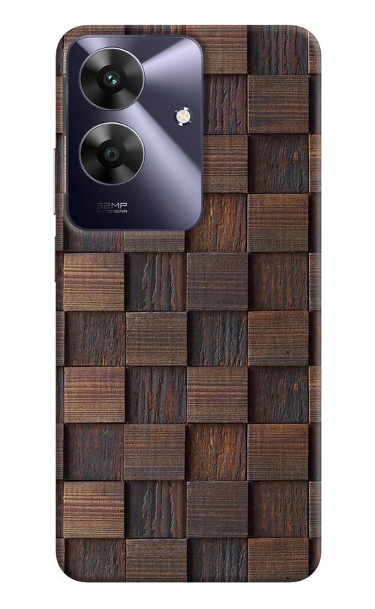 Wooden Cube Design Realme C61 Back Cover