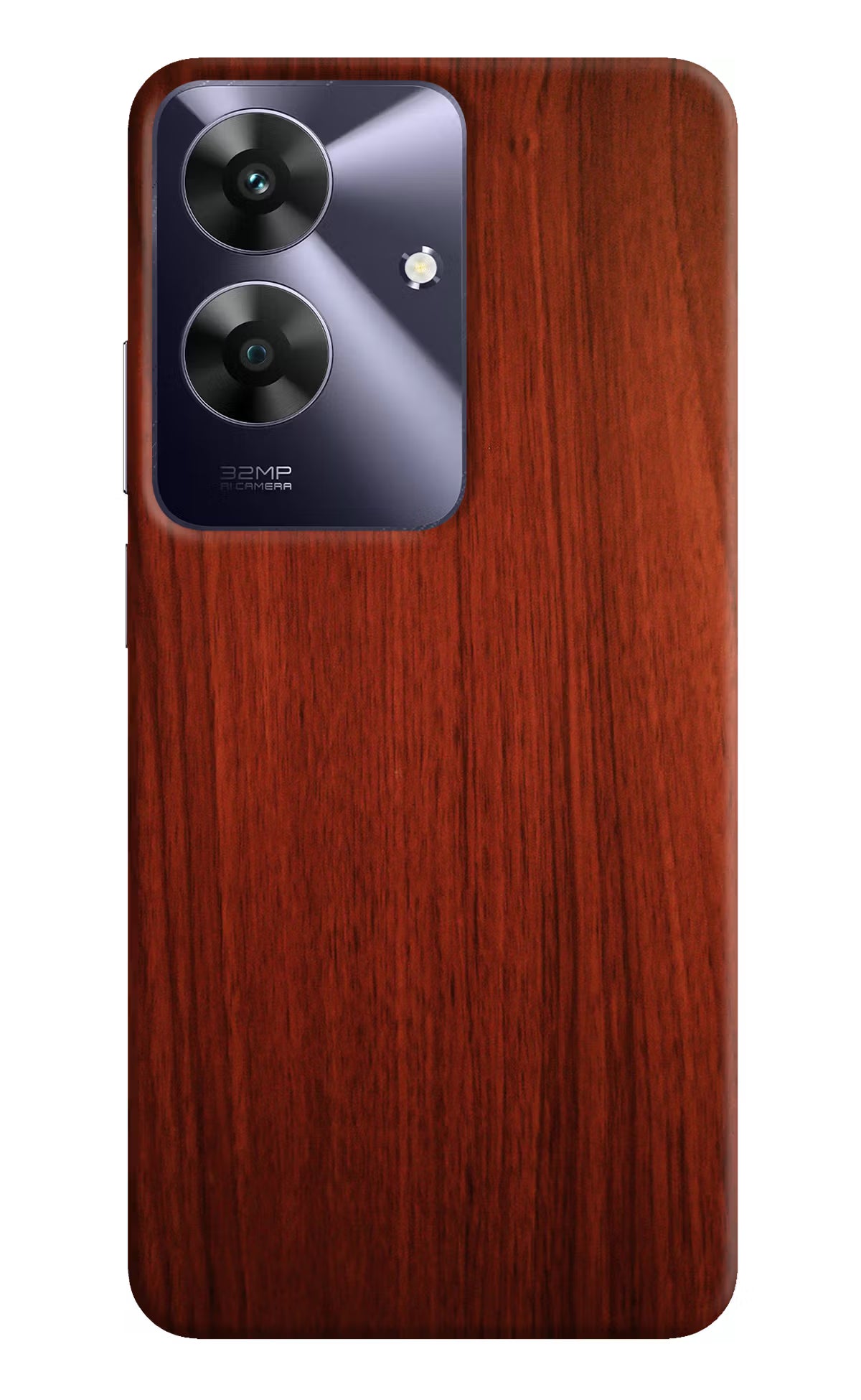 Wooden Plain Pattern Realme C61 Hard Case Back Cover by Casekaro