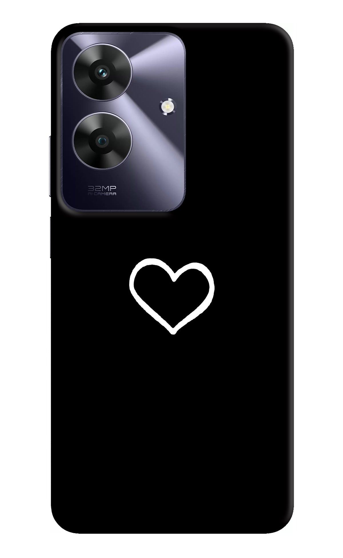 Heart Realme C61 Back Cover