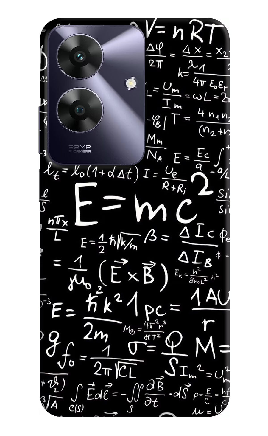 Physics Formula Realme C61 Back Cover, Hard case