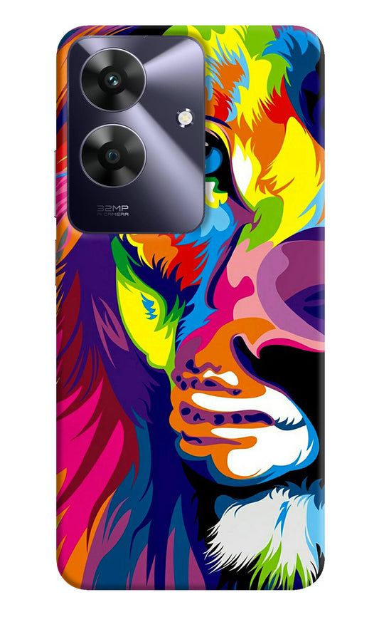 Lion Half Face Realme C61 Back Cover