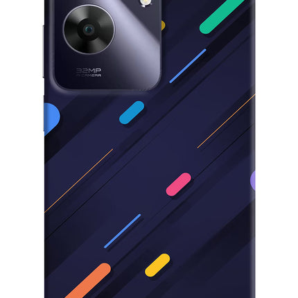 Abstract Design Realme C61 Hard Case Back Cover by Casekaro