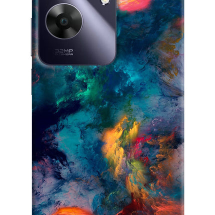 Artwork Paint Realme C61 Hard Case Back Cover by Casekaro