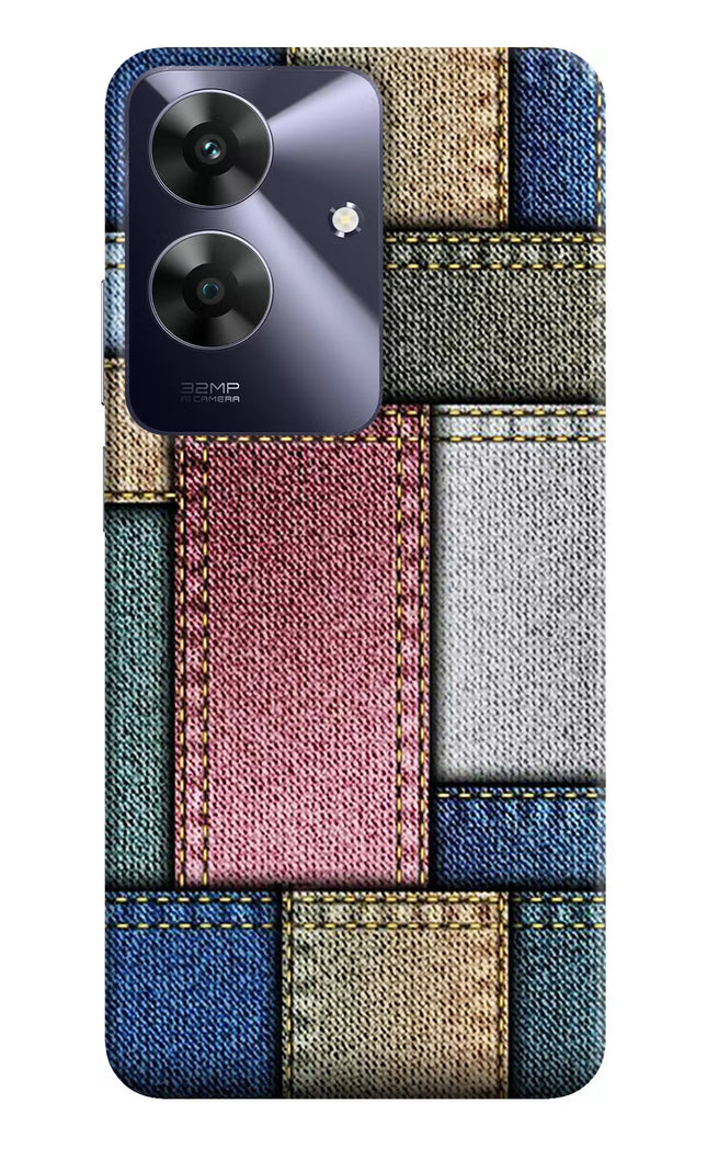Multicolor Jeans Realme C61 Hard Case Back Cover by Casekaro