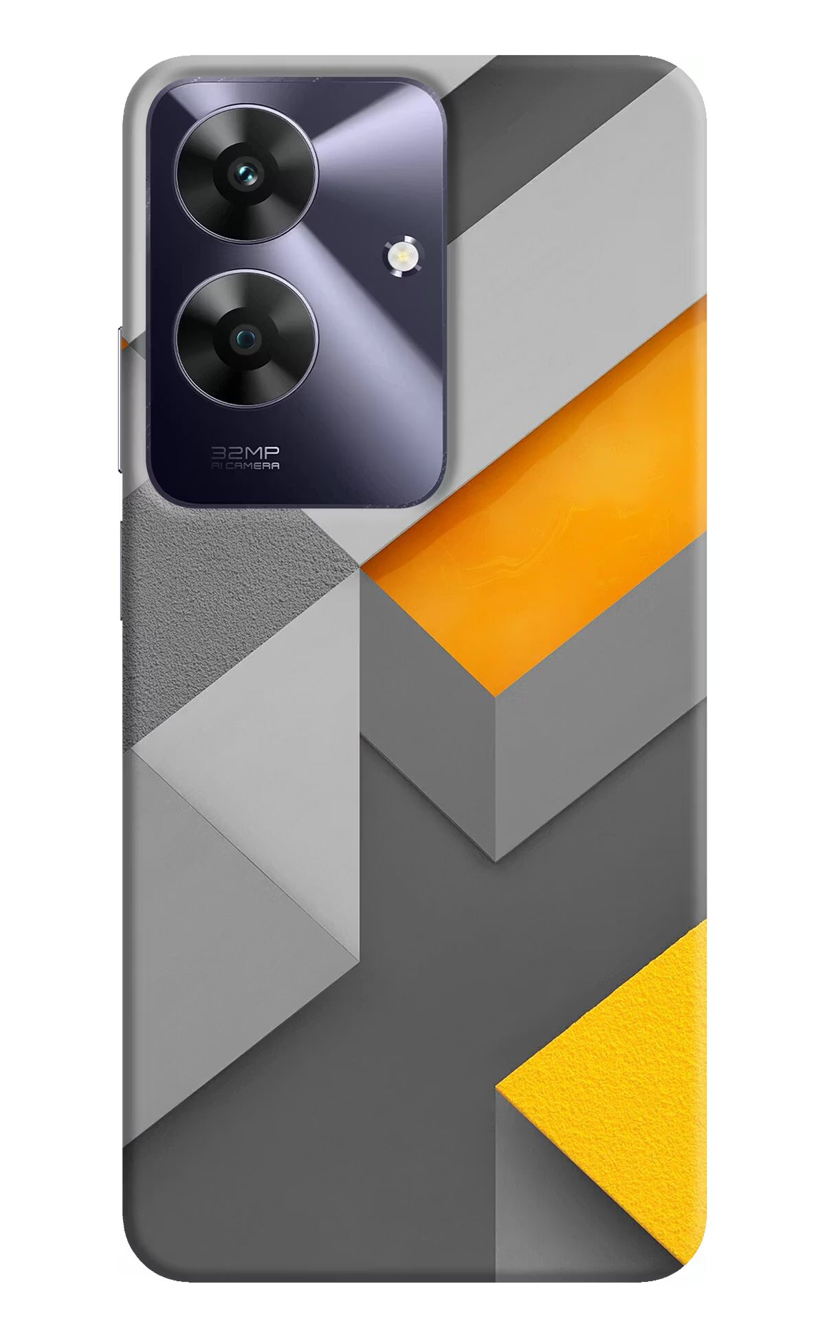 Abstract Realme C61 Hard Case Back Cover by Casekaro