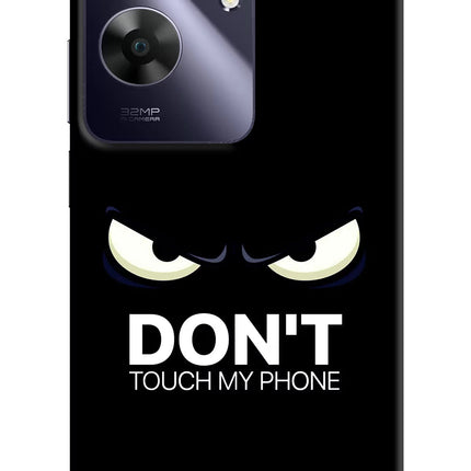 Don'T Touch My Phone Realme C61 Hard Case Back Cover by Casekaro