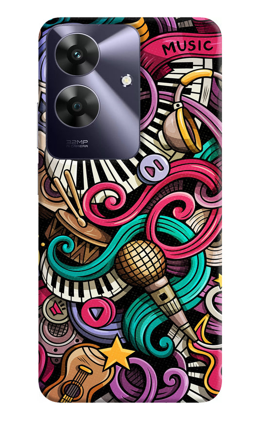 Music Abstract Realme C61 Back Cover