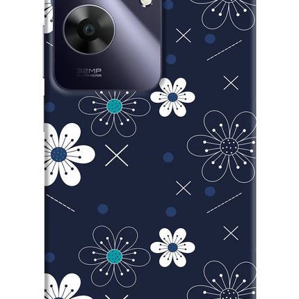 Flowers Realme C61 Hard Case Back Cover by Casekaro