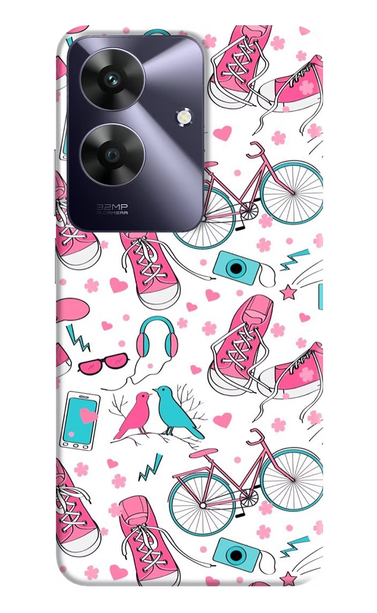Artwork Realme C61 Hard Case Back Cover by Casekaro