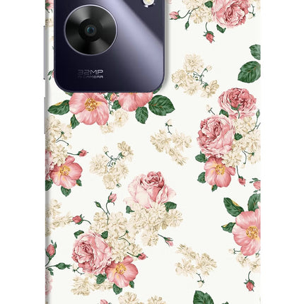 Flowers Realme C61 Hard Case Back Cover by Casekaro
