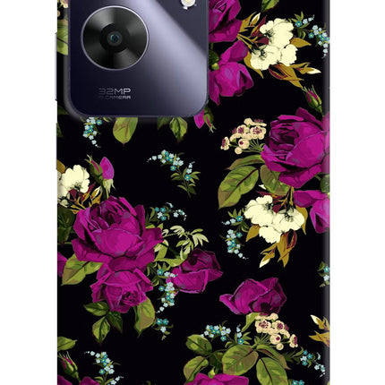 Flowers Realme C61 Hard Case Back Cover by Casekaro